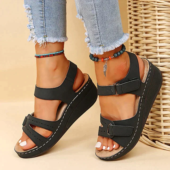 SANDY ORTHOPEDIC WEDGED SANDALS