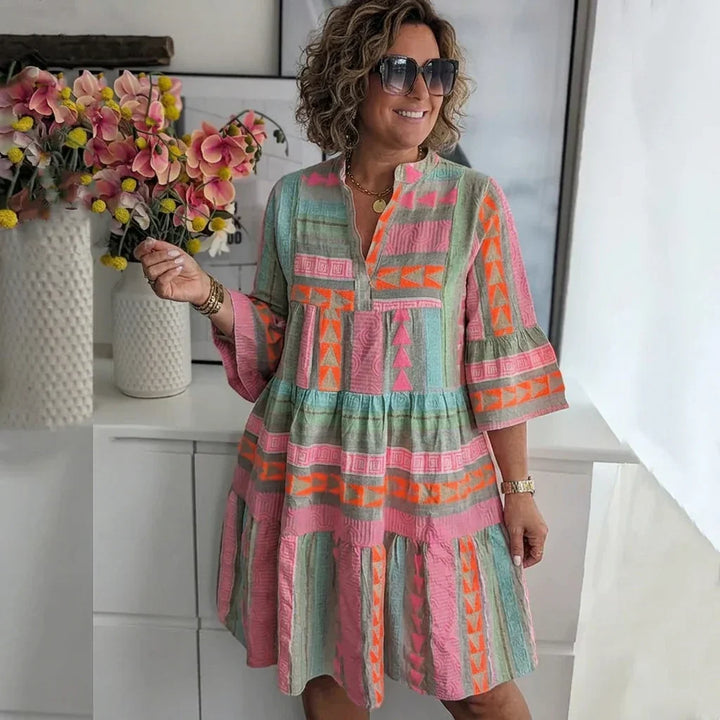 ISOLDE - Floral Springtime Dress