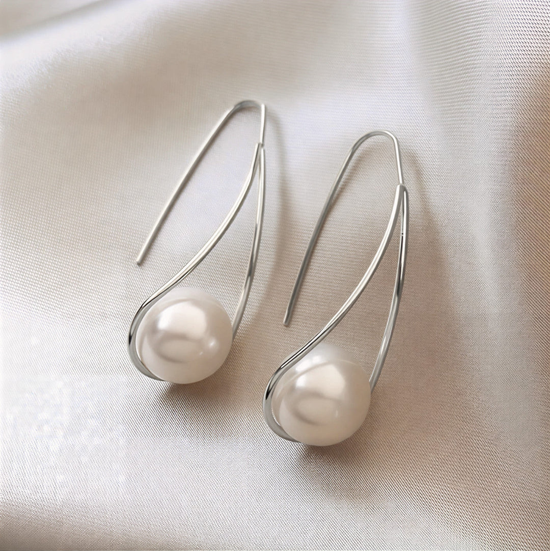 Elegant Mystic Pearl Earrings