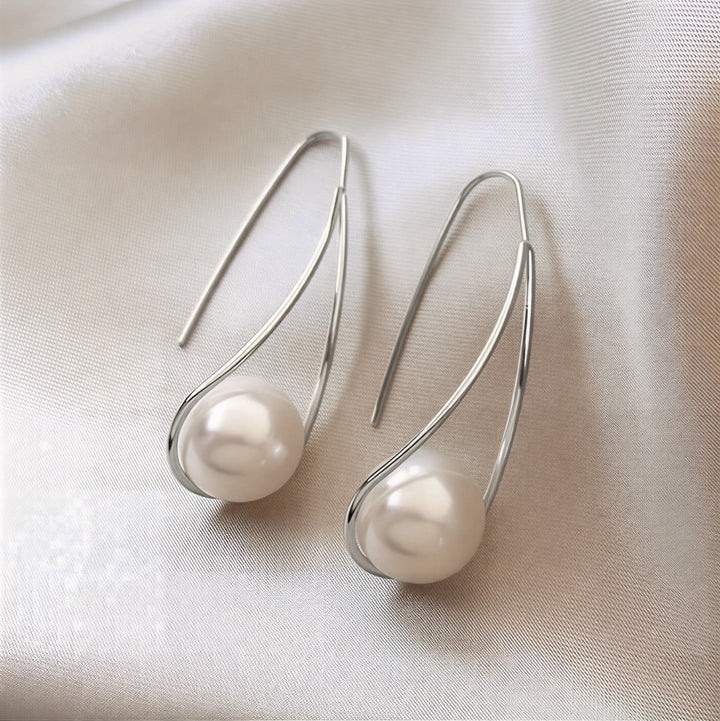 Elegant Mystic Pearl Earrings