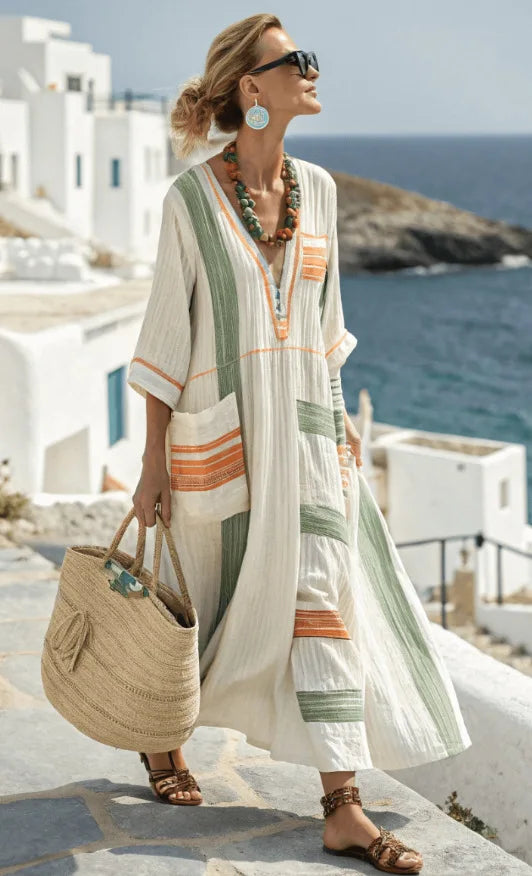 Elyssia™ - Loose-Fitting Maxi Dress