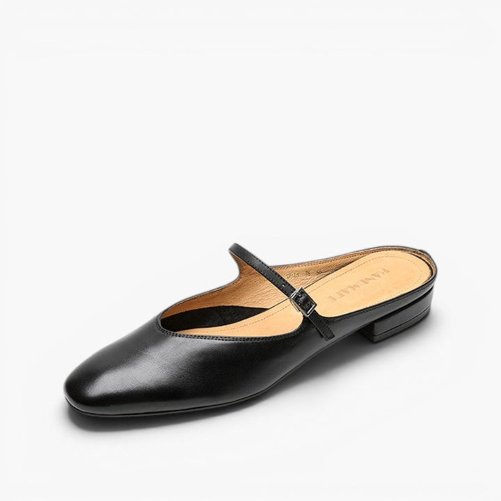 Clementine | Mary-Jane Leather Mules