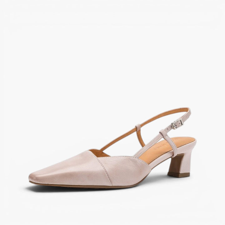 Delphine | Leather Slingback Pumps