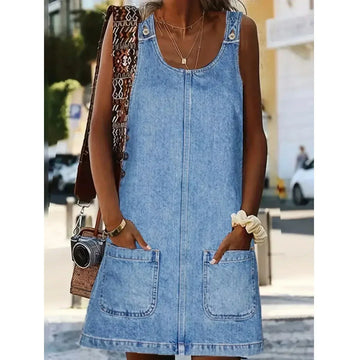Frida™ - Denim Pocket Dress