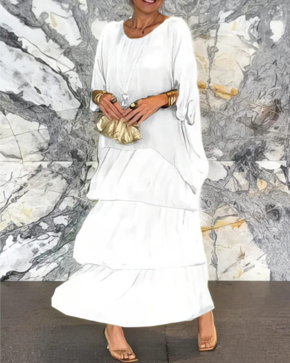 Colette™ - Elegant Flowing Maxi Dress