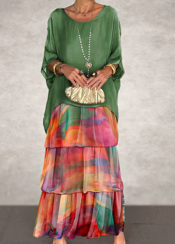 Colette™ - Elegant Flowing Maxi Dress