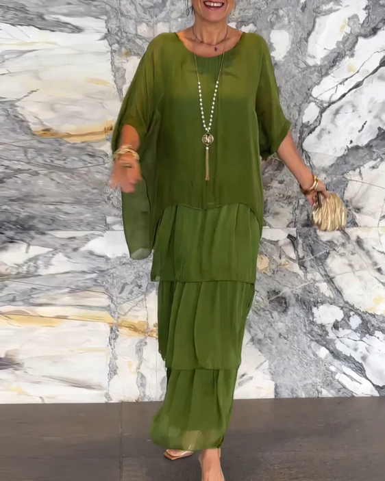 Colette™ - Elegant Flowing Maxi Dress