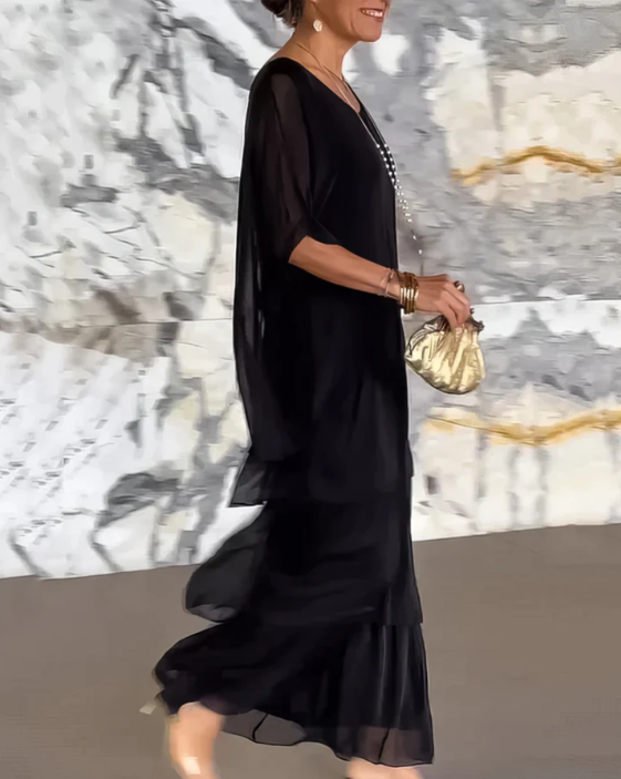 Colette™ - Elegant Flowing Maxi Dress