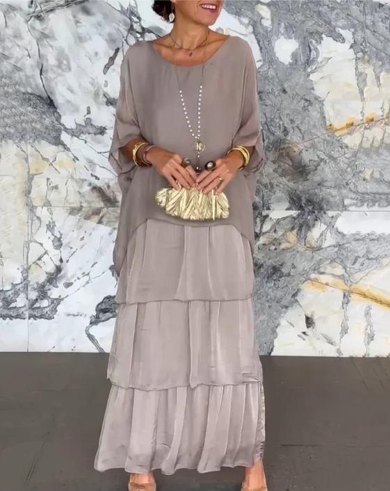 Colette™ - Elegant Flowing Maxi Dress