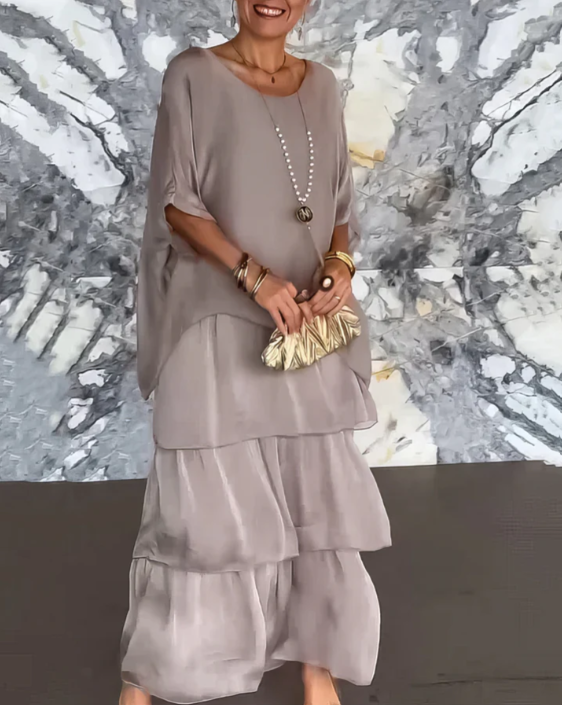 Colette™ - Elegant Flowing Maxi Dress