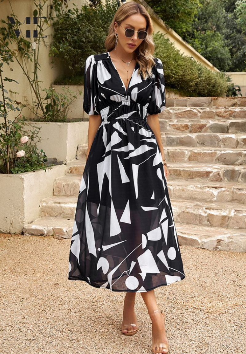 Patricia™ - Elegant Floral Dress