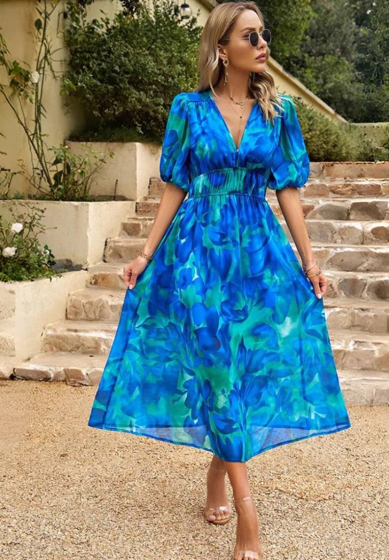 Patricia™ - Elegant Floral Dress