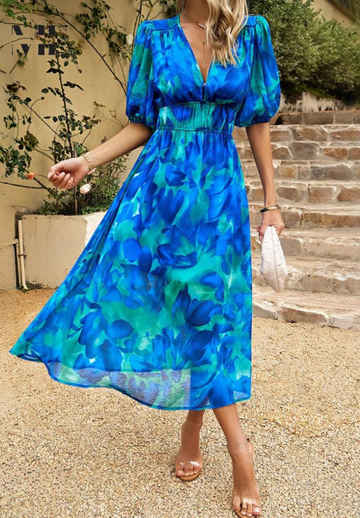 Patricia™ - Elegant Floral Dress