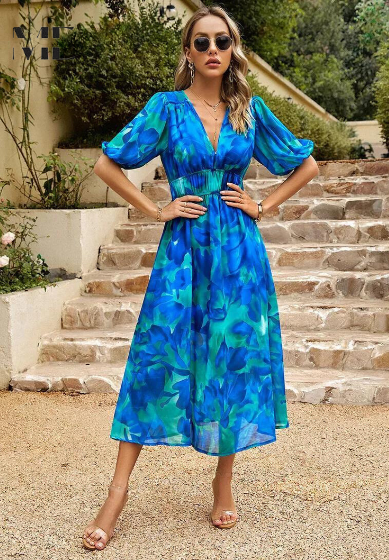 Patricia™ - Elegant Floral Dress