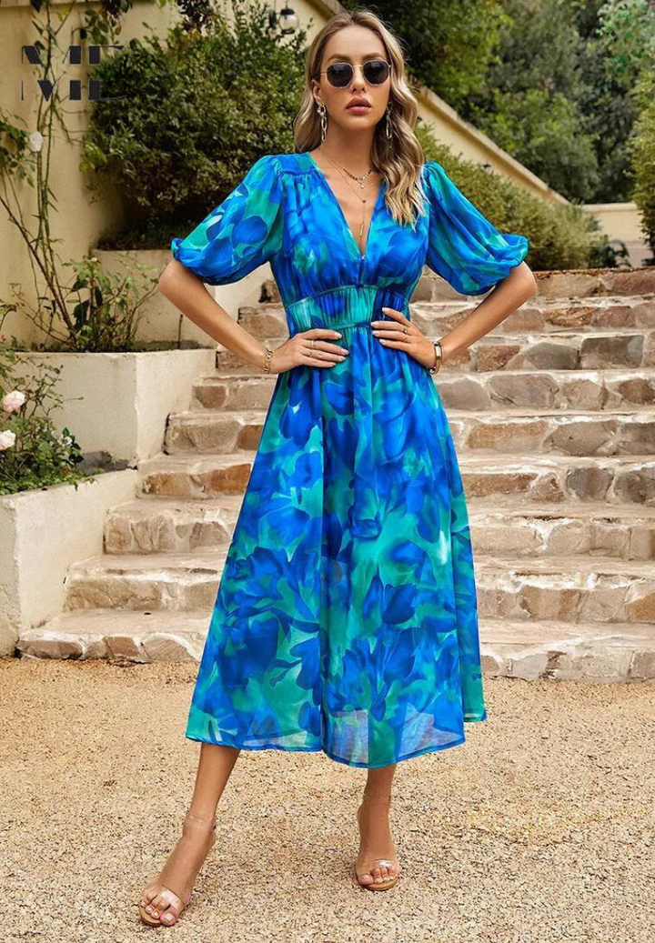 Patricia™ - Elegant Floral Dress