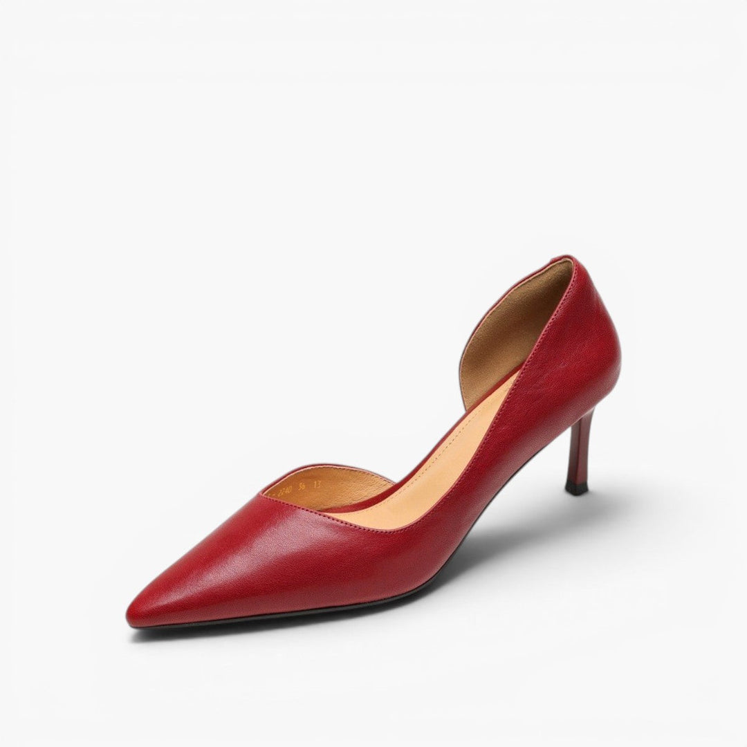 Midnight Black Maxine d'Orsay pumps styled for the office