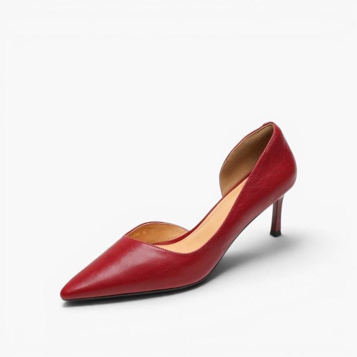 Midnight Black Maxine d'Orsay pumps styled for the office