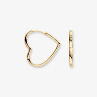 Heart-Shaped Open Earrings