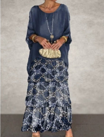 Colette™ - Elegant Flowing Maxi Dress