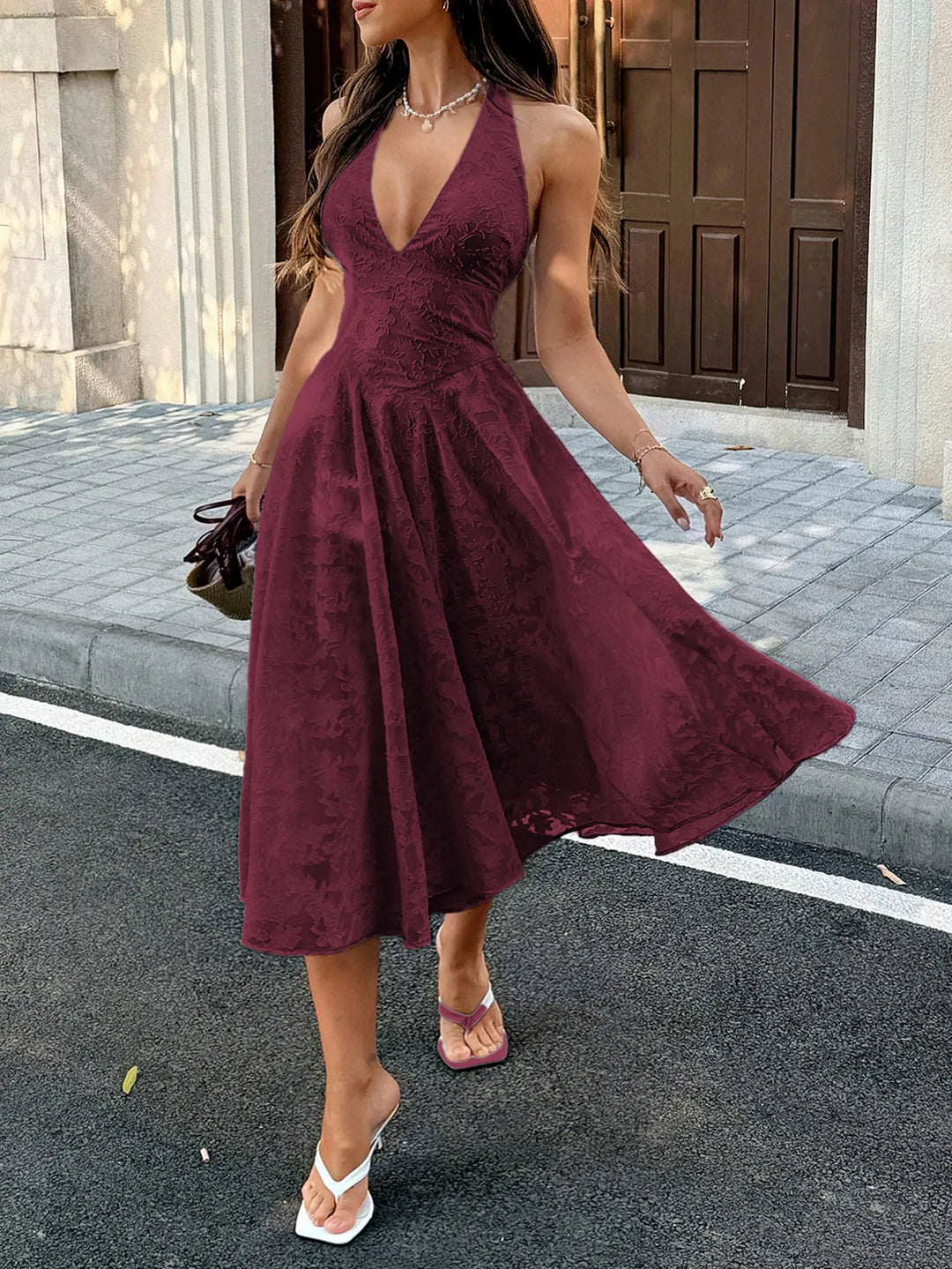 Jimena™ - Pleated Line Dress