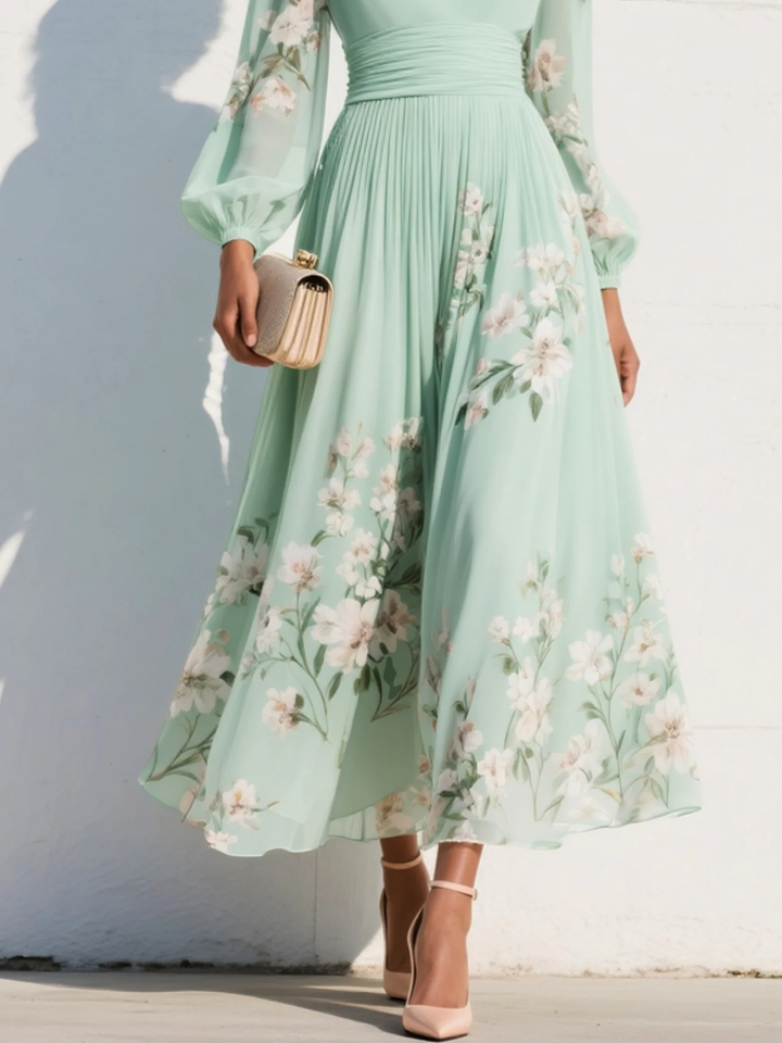 Geneviève™ - Floral Midi Dress