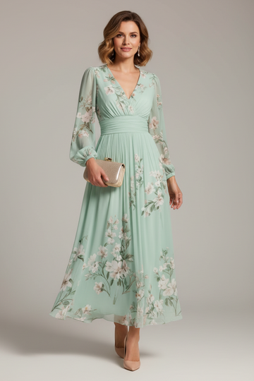 Geneviève™ - Floral Midi Dress