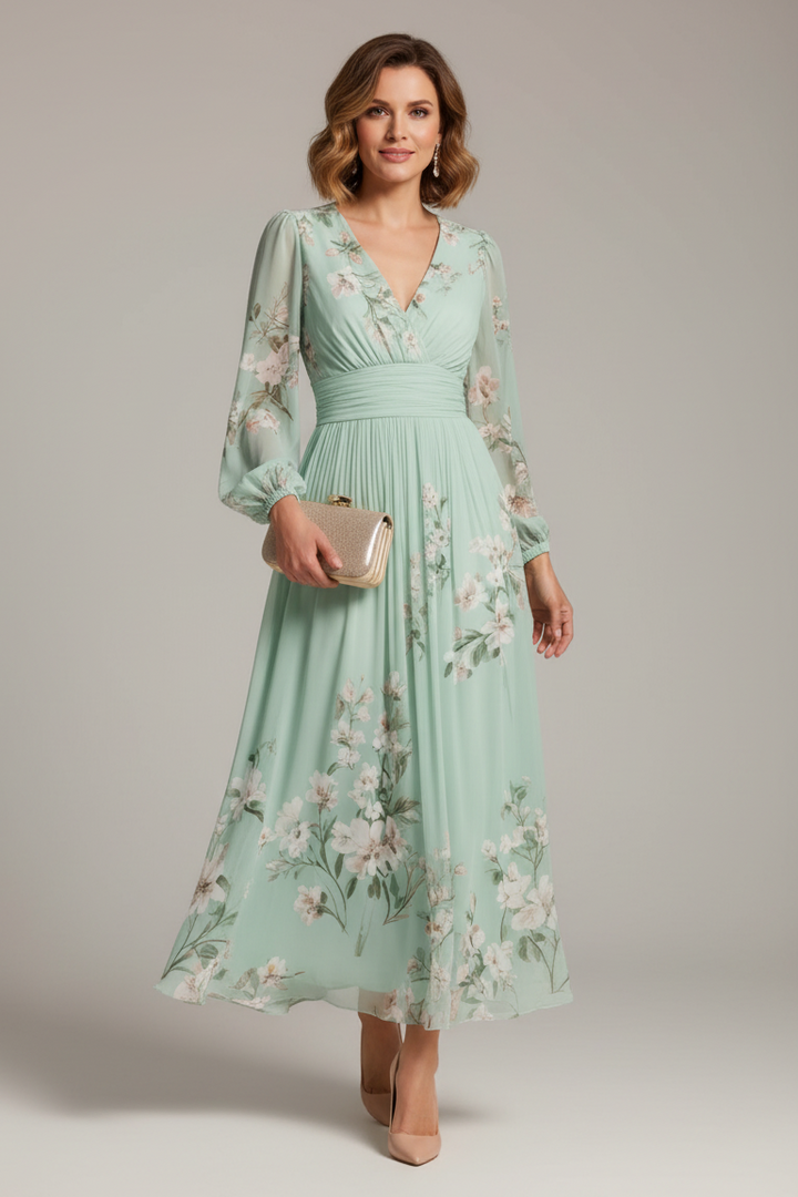 Geneviève™ - Floral Midi Dress
