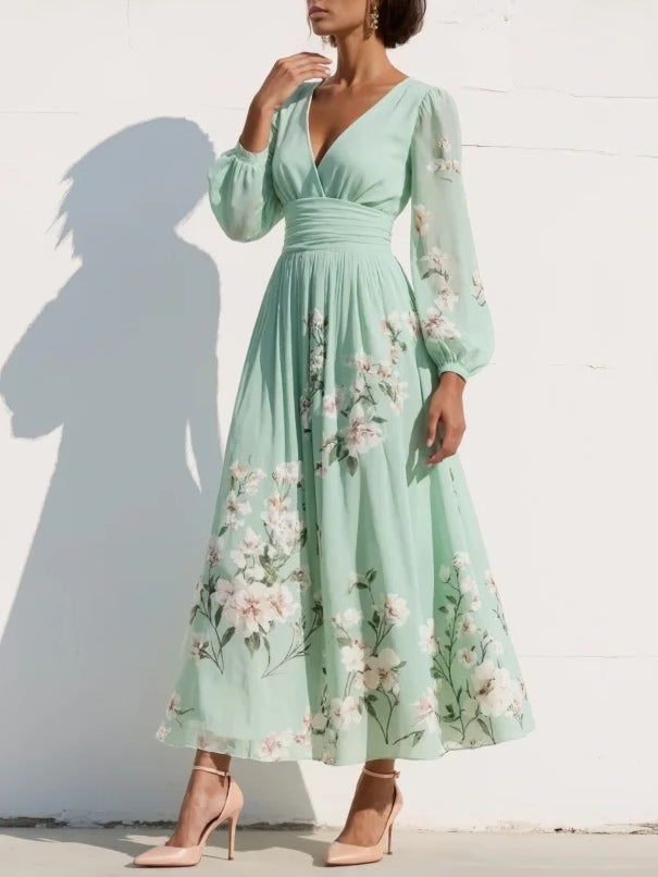 Geneviève™ - Floral Midi Dress