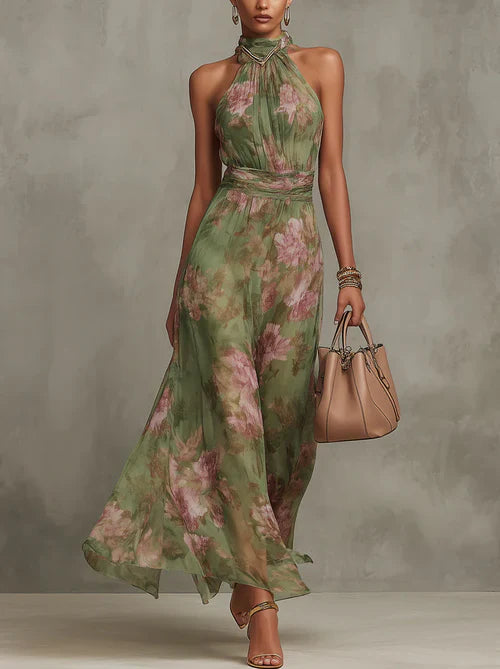 Zelinda™ - Emerald Blossom Dress