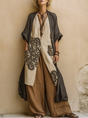 Suzanne | Bohemian Wide-Leg Summer Ensemble