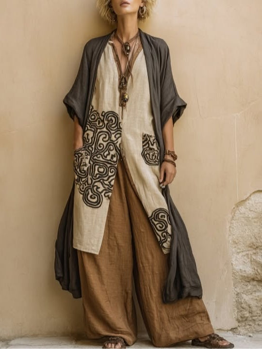 Suzanne | Bohemian Wide-Leg Summer Ensemble