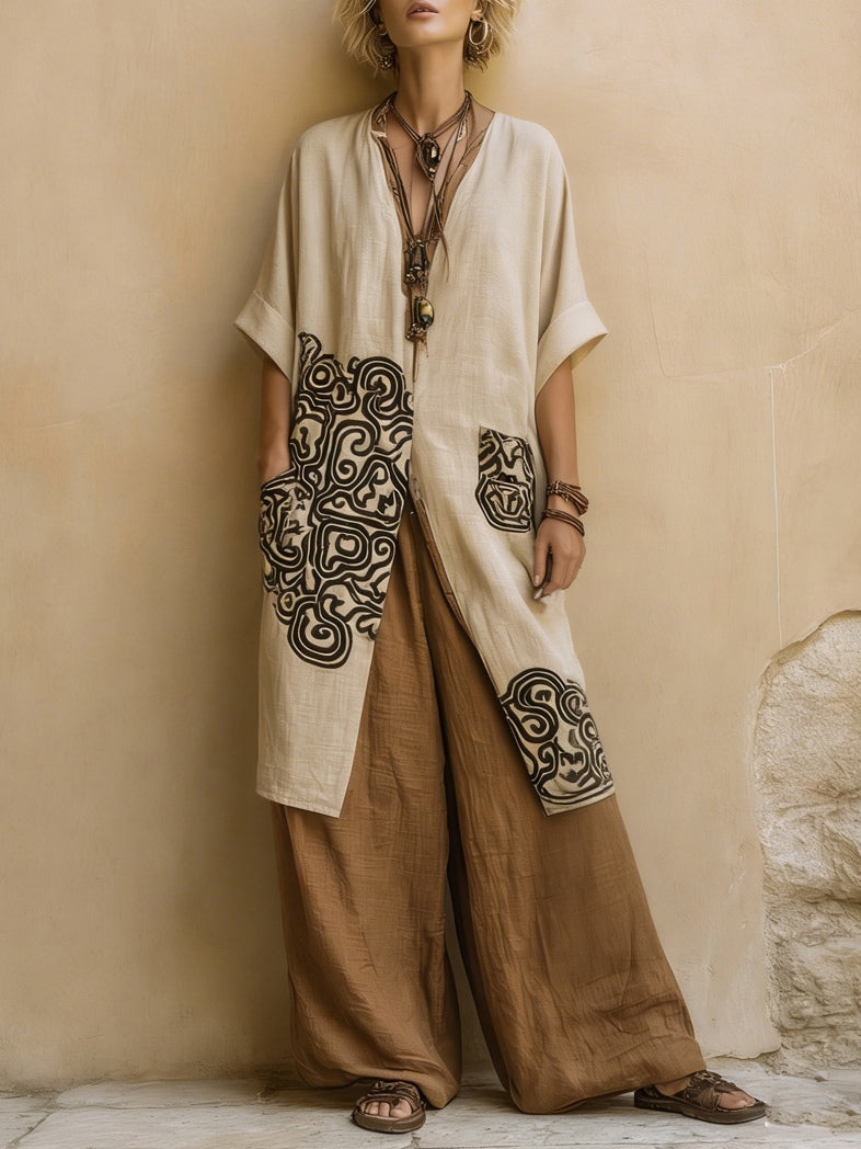 Velourissa™ - Bohemian Wide-Leg Set
