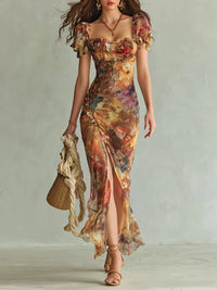 Zephyra™ - Bohemian-Inspired Chiffon Dress