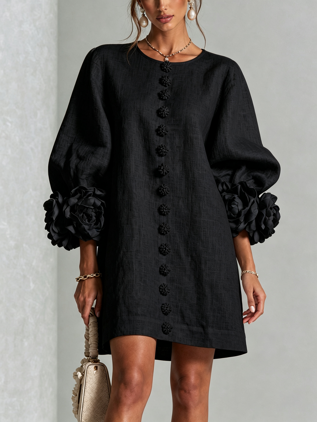 Milena™ - Button-Down Mini Dress
