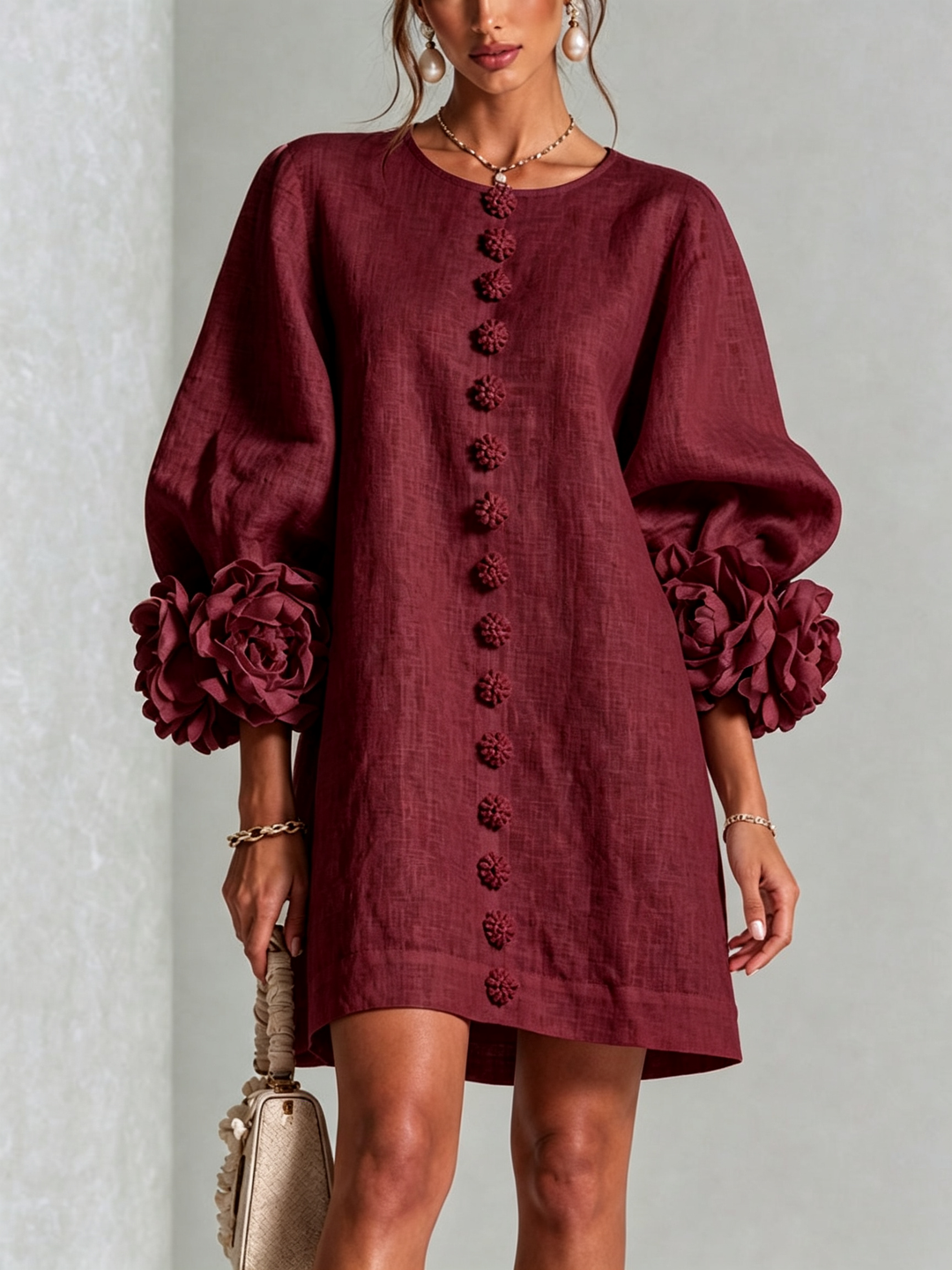 Milena™ - Button-Down Mini Dress