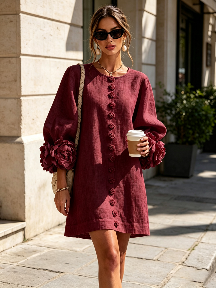 Milena™ - Button-Down Mini Dress