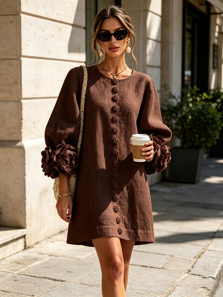 Milena™ - Button-Down Mini Dress