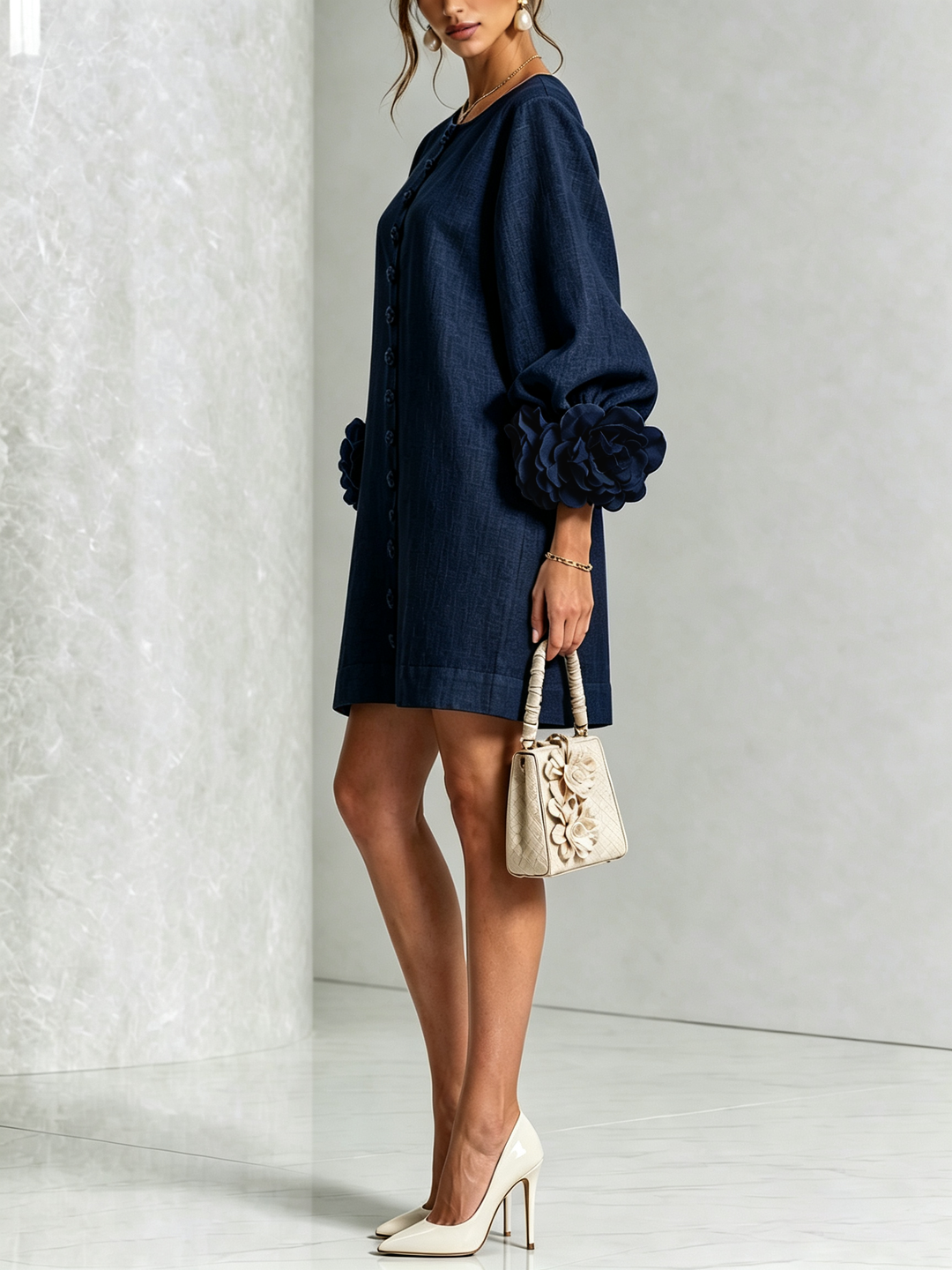 Milena™ - Button-Down Mini Dress