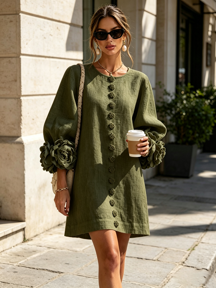 Milena™ - Button-Down Mini Dress