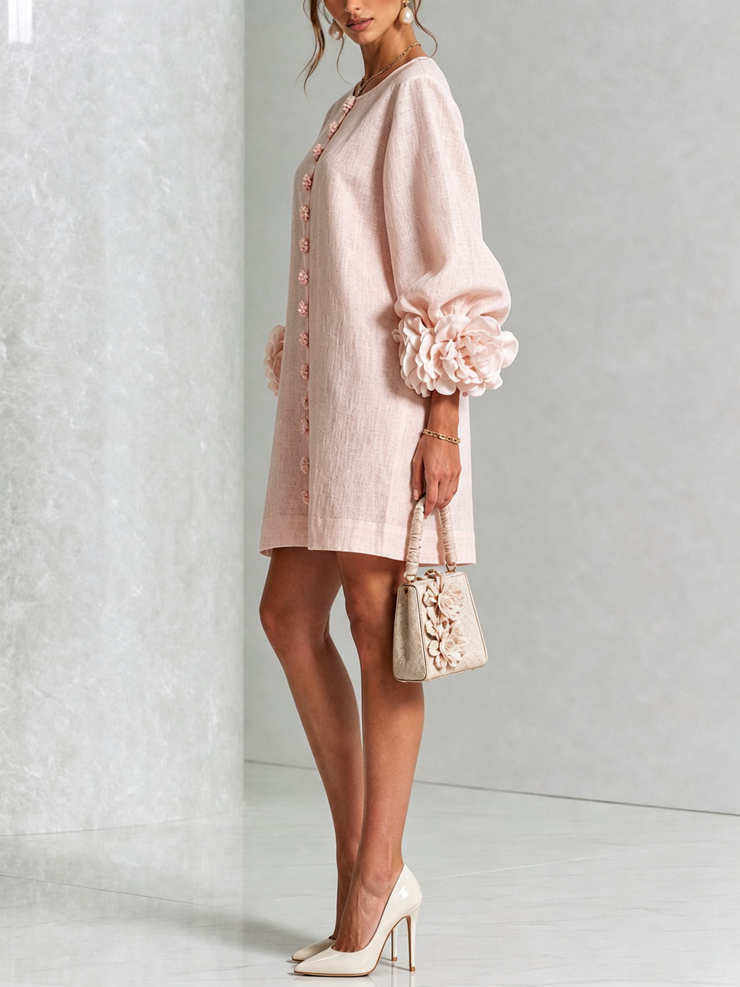Milena™ - Button-Down Mini Dress