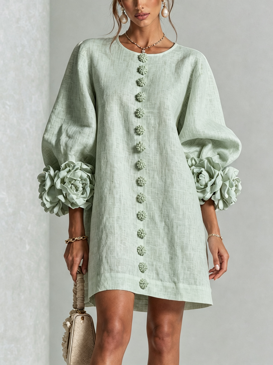 Milena™ - Button-Down Mini Dress