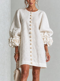 Milena™ - Button-Down Mini Dress