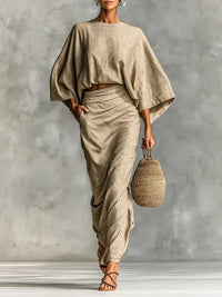 Julia™ | Set di 2 pezzi con gonna coordinata