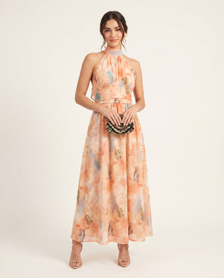 Cléa™ - Peach Sunset Dress