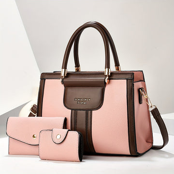 Elise™ | Elegant 3-Piece Leather Bag Set