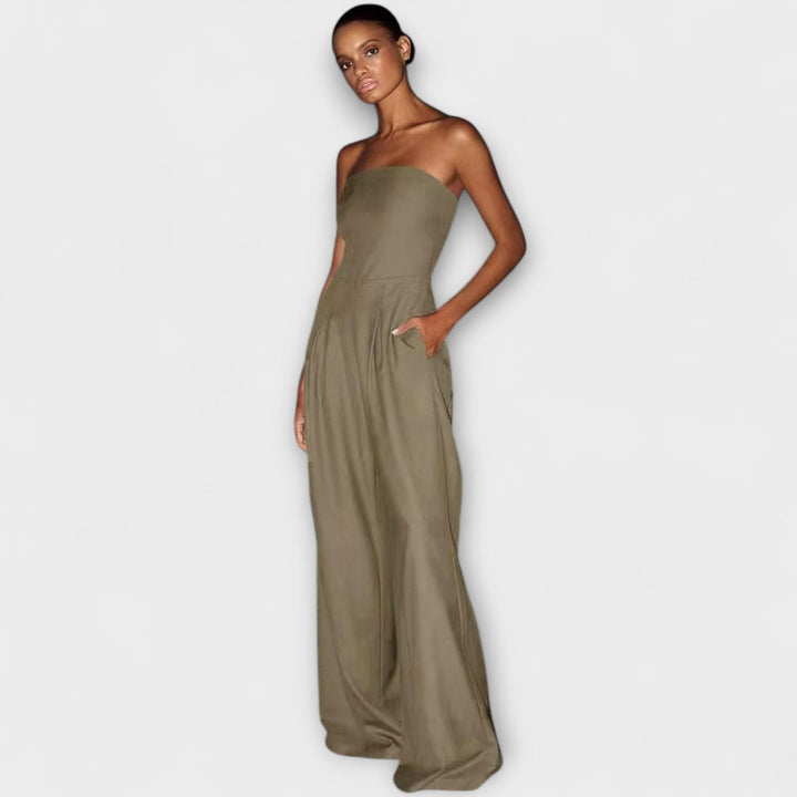 Adeline™ - Elegant strapless jumpsuit