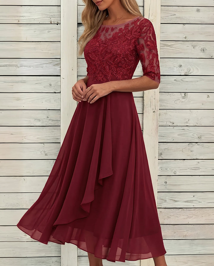 Isobel™ - Autumn Lace Dress