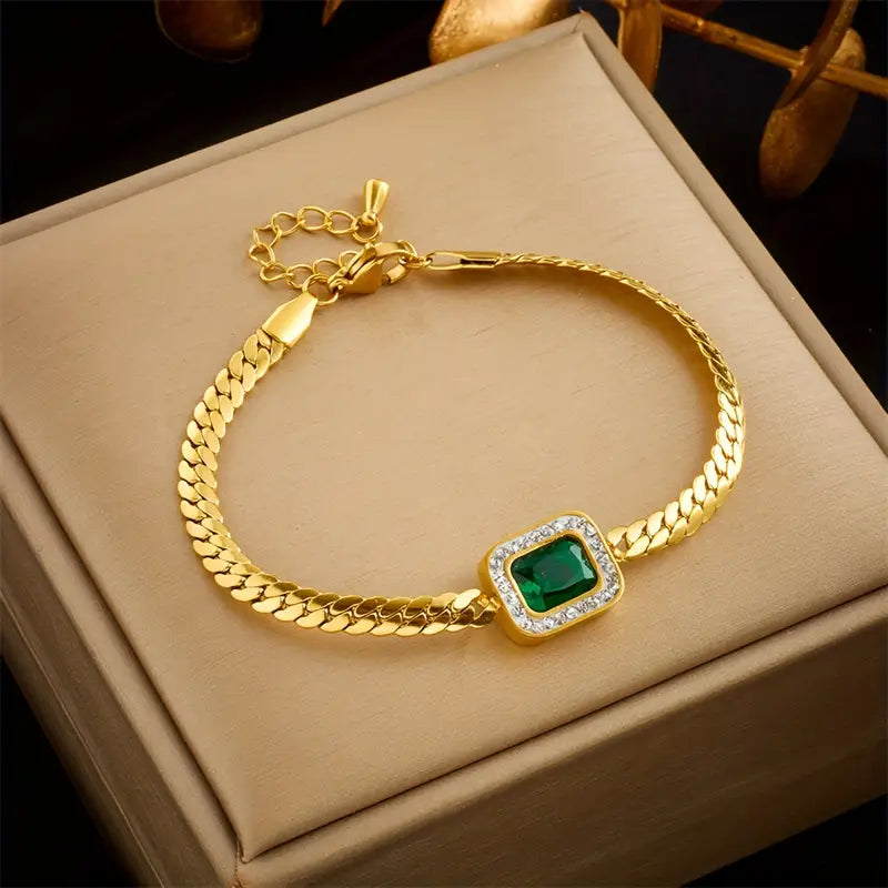 Orave™ - Bracciale con Gemma di Smeraldo