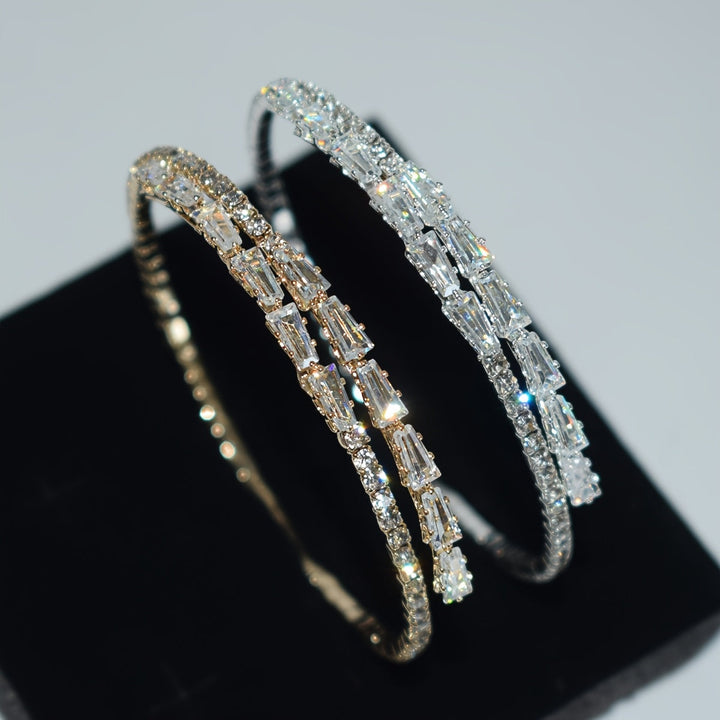 Timeless White Gold and Cubic Zirconia Bracelet