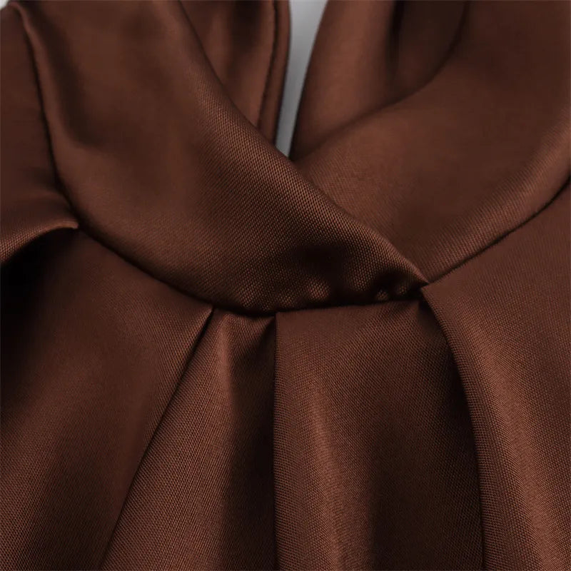 Quirina™ - Satin Gate Dress